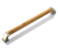 Grab Bars Armrest Wooden Bath and Showers Wooden Handrail Stairs Outdoor Safety Support Disabled and Elderly Adjustable Length
