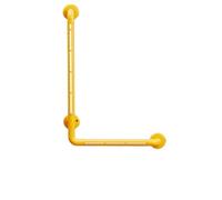 Grab Bars Bathroom Accessories Toilet Handrail 90 Degree Shower Rails Stainless Steel Barrier Free Handles for Elderly Disabled Children(Yellow 48 * 68cm)