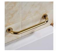 Grab Bars Bathroom Bar Safety Support Rail, for Brass, Handicap Shower, Anti-Slip Rails Bathtub Wall Mount Assist Handrail Elderly-Gold-42CM