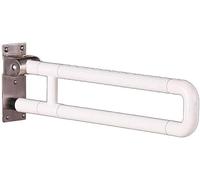 Grab Bars Bathroom handrail Bar U Type Standard Wall Mounted Folding Rail Safety Frame Punch Installation 60cm for Elderly and Disabled -Yellow-3mm(Light Green)