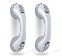 Grab Bars for Showers, Shower Handle (2 Pack), 12 Inch Grab Bars with Strong Suction Cup