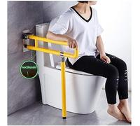 Grab Bars Grab Bar Foldable Bathroom Safety Rail Skid Resistance Toilet Handrail Disabled Toilet Safety Armrest for The Old Man H, 60Cm