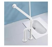 Grab Bars Grab Bar Handicap Rails Stainless Steel Handrail Safety Bar Support Assist Bar for Disabled Elderly Mounted Bath Grips(Blanc,60x50cm/23.62x19.69in)