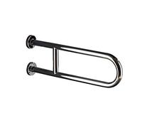 Grab Bars Handle Safety Support Hand Rails, U-Shaped for Bathroom Polished Chrome, Brushed Nickel Handrail, 304 Stainless Steel Rail, Disabled Elderly Bathtub Assist Grip Colo