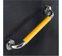 Grab Bars Handrail Grab Rails,Casing Safety Bathtub Anti-Slip Support Handrail, Polished Chrome Balance Straight White,Light Green-58Cm