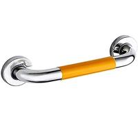 Grab Bars, Shower Bar for Bathtub, Polished Chrome Stainless Steel Support Handrail with Nylon Anti-Slip Grip Bathroom Batht(Yellow,48Cm)