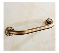 Grab Bars Wall-Mounted Towel Rack Safety Stainless Steel Bar, Rail Alloy Non-Slip Support Handle Bathroom Gold, Old Man Child Shower Toilet (Size : 48Cm)