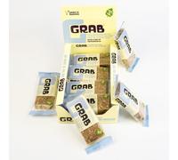 Grab Energy Belgian Chocolate Butter Flapjacks 12x65g, Oaty Cereal Bars, Good Energy, Natural Ingredients, No Preservatives, No Palm Oil, Vegetarian