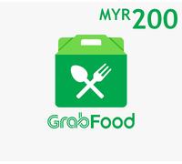 Grab Food MYR 200 Gift Card MY