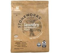 Grab Green Stoneworks Natural Laundry Detergent Powder Pods, Oak Tree, 50 Loads