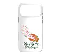 Grab Life By The Sakura Hands Catching Petals Floral Case for iPhone 17 Pro Max