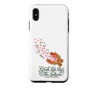 Grab Life By The Sakura Hands Catching Petals Floral Case for iPhone XS Max