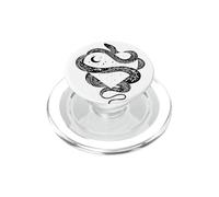 Grab My Heart Snake Whimsigoth Art Episodic Drawing PopSockets PopGrip for MagSafe