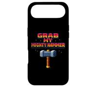 Grab My Mighty Hammer Retro 80s Arcade Pixel Joke Case for iPhone Air