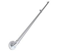 Grab Rail Outdoor, Safety Grab Bar Banister Rail Support Kit Terrace Window Balcony Parapet Support bar | Industrial Handle Hand Rail, Modern Silver (Size : 18ft/540cm)