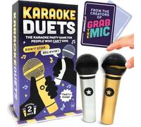 Grab That Card Games -music Karaoke Party Game, 2-10 Players - Board Games for Bad Singers with 250 Lyrics (125 Cards) for Hilarious Nights & Birthday Party & Family Karaoke Game