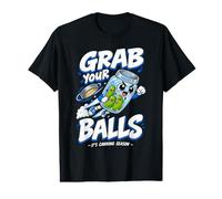 Grab Your Balls Its Canning Season Homestead Pickle Hero Value Graphic T-Shirt