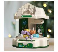 Grabber Machine, Gashapon Machine with Music and Light, The Claw Toy Grabber Machine with Doll and Gashapons for Home Party Christmas Birthday Gifts