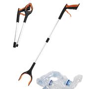 GRABBER Reach Tool: Trash Grip, 33 Inch Clamp | Heavy Duty Collection Stick, Ideal For Seniors, Convenient Reach Tool For Reach