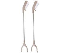 Grabber Reacher 2 pack Suction Cup Grip Tool- Long Short Foldable Strong Heavy Duty Pick Up Stick - Lightweight Trash Litter Picker Claw Extended Gripper Nabber Assist for Elderly ( Size : 24inch(2pcs