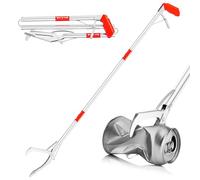 Grabber Reacher Tool, 50" Foldable Extra Long Grabber for Elderly Reaching Tool Heavy Duty Pickup Trash Picker Upper Equipment Fire Tongs Snake Grabber