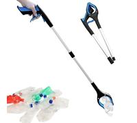 Grabber Reacher Tool, Reacher Grabber Pickup Tool, Foldable Gripper, Long Arm Reacher, Foldable Rubbish Grabber, Mobility Aid Assist Tool, 33 Inch Stick for Seniors, Rubbish, Rubbish