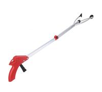Grabber Reacher Tool, Suction Cup Grabber Reacher 31 Long Reacher Grabber Pickup Tool Trash Picker Upper Grabber Litter Picker, Arm Extension Grabber Tool for Elderly (Red Handle)