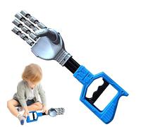 Grabbers for Kids - Interactive Reaching for Small Objects with Pull Handle | Durable Material with Mechanical Claw Unique Robotic Arm Tool Fine Motor Skill Coordination Toy Yellow