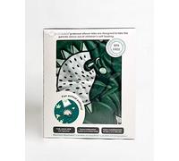 Grabease Allover Waterproof Bib for Self-Feeding Babies and Toddlers 6-24 Mos. - Baby Bibs with Plate Outline Fully Covers Baby and High Chair - Safe, Machine Washable Baby Led Weaning Supplies