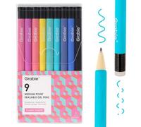 Grabie Erasable Gel Pens, Make Mistakes Disappear Colored Pens, Assorted Color Inks for Drawing Writing Planner (Pack of Essential)