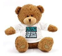grabmybits Adam - The Man The Myth The Legend Teddy Bear