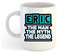 grabmybits Eric - The Man, The Myth, The Legend Mug - Name Personalised Funky Gift