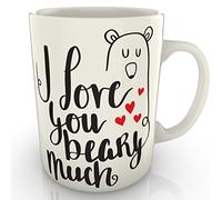 grabmybits I Love You Beary Much Mug Gift Love Anniversary Valentines