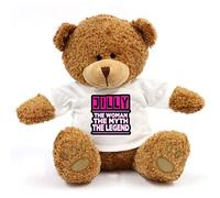 grabmybits Jilly - The Woman, Myth, Legend Teddy Bear - Gift For Fun