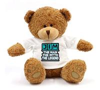 grabmybits Jim - The Man The Myth The Legend Teddy Bear