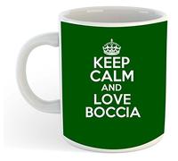 grabmybits Keep Calm and Love Boccia Mug - Green