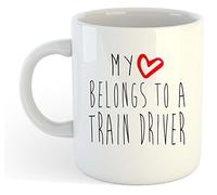 grabmybits My Heart Belongs to A Train Driver Mug