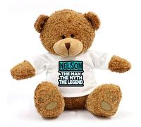 grabmybits Nelson - The Man The Myth The Legend Teddy Bear