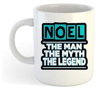 grabmybits Noel - The Man, The Myth, The Legend Mug - Name Personalised Funky Gift