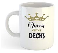 grabmybits Queen of The Decks Mug - Gift, DJ