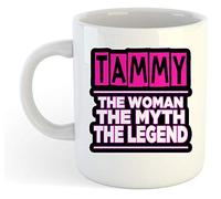 grabmybits Tammy - The Woman, The Myth, The Legend Mug - Name Personalised Funky Gift