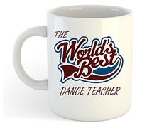 grabmybits The World's Best Dance Teacher Mug Ceramic, Coffee Tea Cup, Gift Idea, Dance