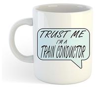 grabmybits Trust Me I'm A Train Conductor Mug