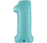 Grabo 061PB-P Number 1 Superloon Single Pack, Length-40 Inch, Colour-Pastel Blue, One Size