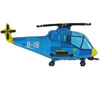 Grabo 37 Inch Blue Helicopter Shaped Foil Balloon (cs67)