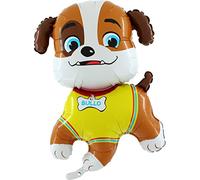 Grabo 38 Inch Yellow Paw Dog Puppy Foil Balloon