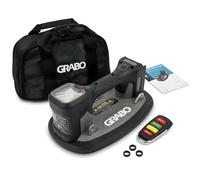 GRABO Brushless Digital Battery Vacuum Suction Lifter 120 kg [Brand Battery Compatible] Electric Plate Lifter & Tile Lifter with Auto Suction Function - Large Display for Safety (GPB-FL)