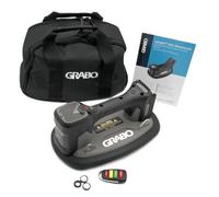GRABO Brushless Digital Battery Vacuum Suction Lifter 120 kg [Brand Battery Compatible] Electric Plate & Tile Lifter with Auto-Re-Suction, Digital Display for Glass, Stone & Tiles (WITHOUT BATTERY