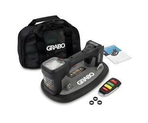 GRABO Brushless Digital Battery Vacuum Suction Lifter 120 kg [Brand Battery Compatible] Electric Plate & Tile Lifter with Auto-Re-Suction, Digital Display for Glass, Stone & Tiles (WITHOUT BATTERY