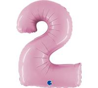 Grabo Number 2 Superloon Single Pack, Length- 40 Inch, Colour- Pastel Pink